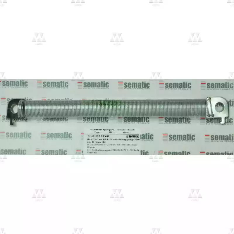 BL-B102AAFX09 | 1 X DOOR CLOSE SPRING. LENGTH: 250MM (D.1,6MM) S2Z