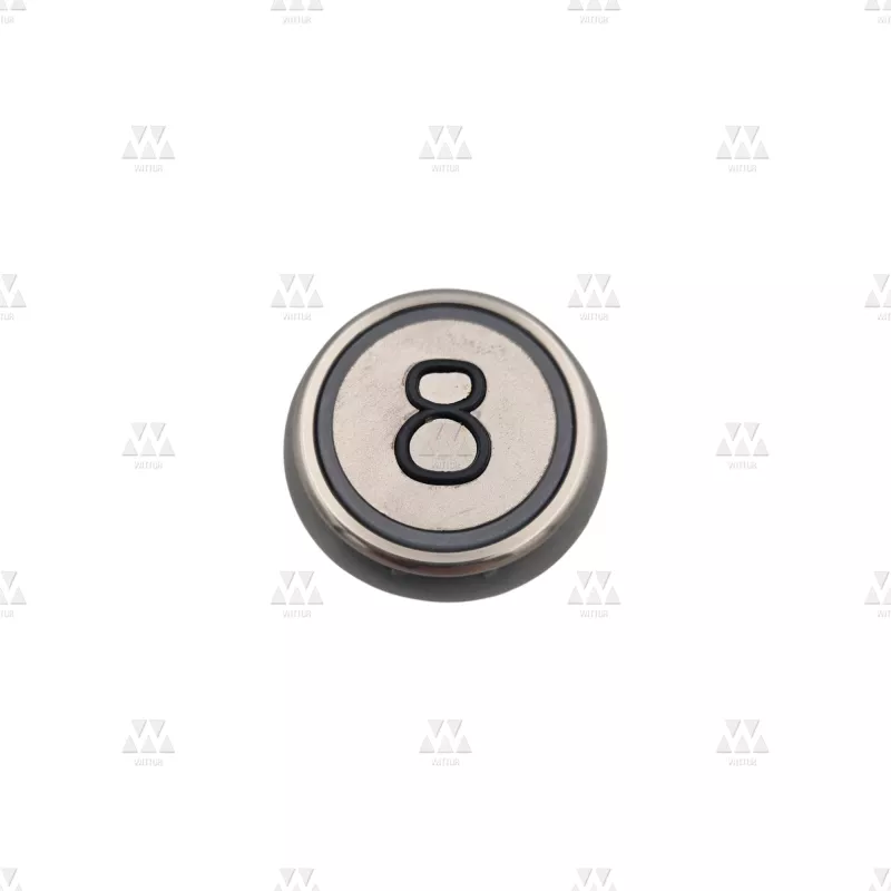 T009060 | PUSHBUTTON AT33RM LED RED FLAT RIBBON CONNECTION REF 8