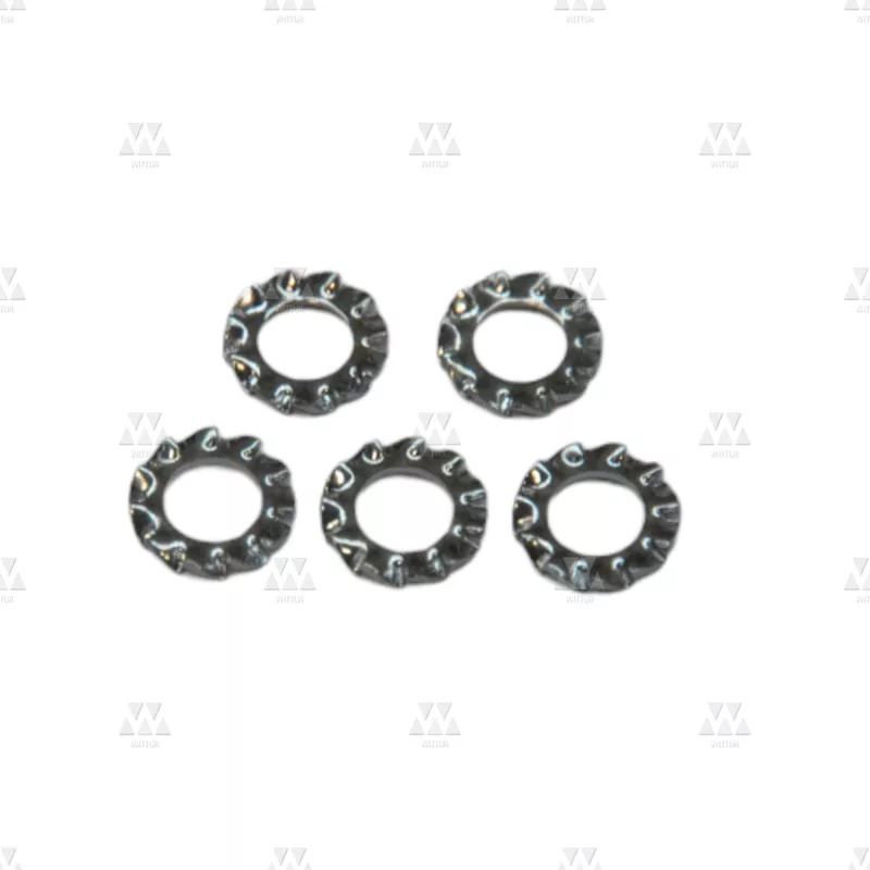 W000119 | SERRATED FLANGE LOCK NUT ~ DIN 6923 – M6 – 8 – ZINC COATED